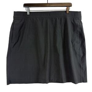 NWT Eddie Bauer Womens Escapelite Skirt Black $39.99 - XL